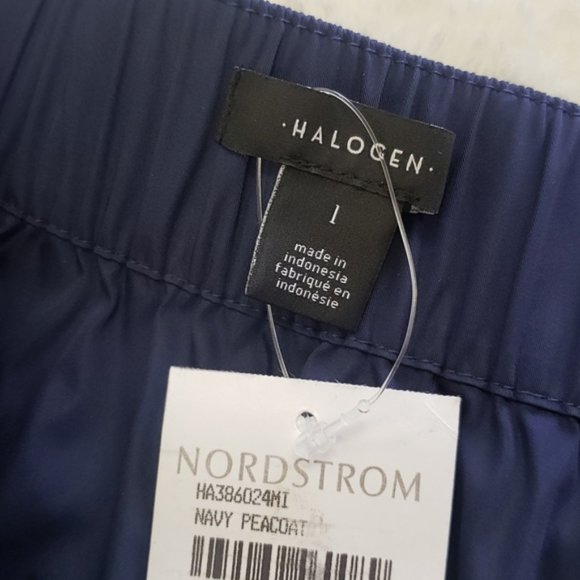 Halogen A-Line Midi Skirt Navy Peacoat - Picture 5 of 6